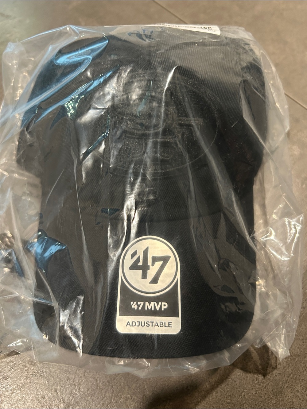 '47 Black MVP Adjustable Hat with Embroidered Logo, San Francisco 49ers